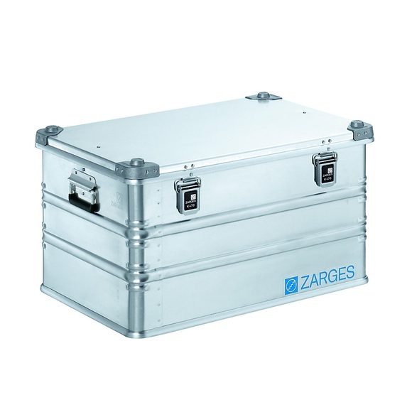 ZARGES Alu-Transportkiste Inhalt 121 l, Innen-LxBxH 690 x 460 x 380 mm in robuster Ausführung