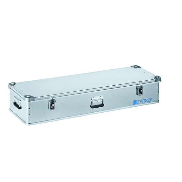 ZARGES Alu-Transportkiste Inhalt 119 l, Innen-LxBxH 1350 x 400 x 220 mm in robuster Ausführung