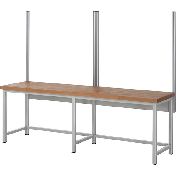 RAU System-Stützensatz 4 System-Stützen für Werktisch-Breite 2500 mm