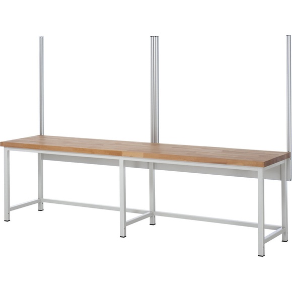 RAU System-Stützensatz 4 System-Stützen für Werktisch-Breite 3000 mm