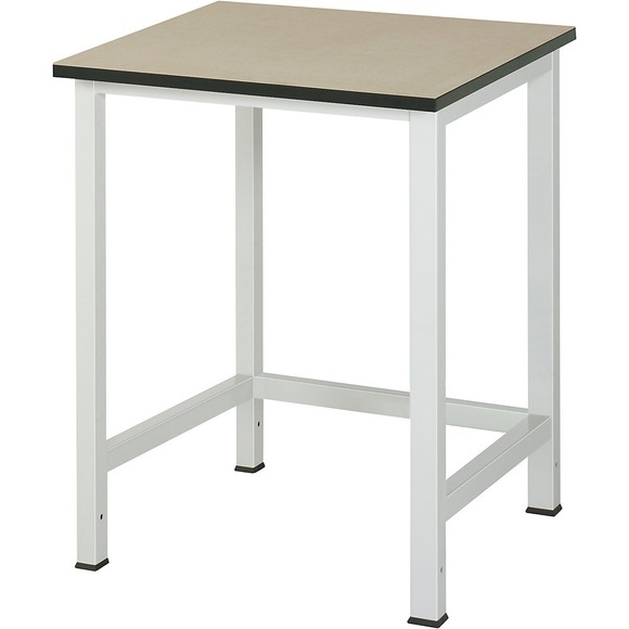 RAU Werktisch, höhenverstellbar MDF-Platte Breite 750 mm