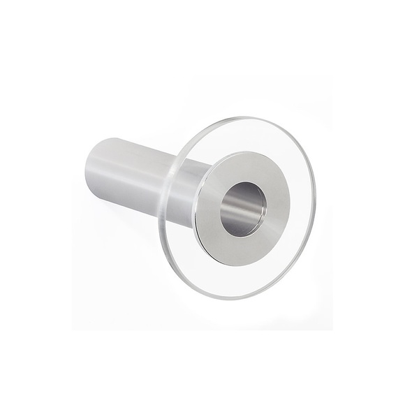 Design-Garderobenhaken POINT Hakenlänge 100 mm transparent
