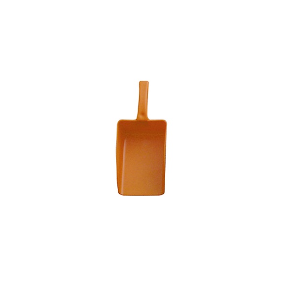 Universal-Handschaufel aus PP orange, VE 5 Stk Gesamtlänge 310 mm