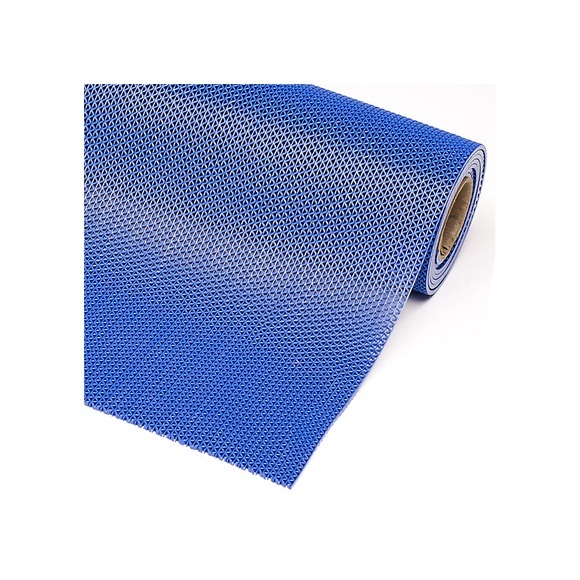 Anti-Rutschmatte, Höhe 5,3 mm Breite 1200 mm, pro lfd. m blau