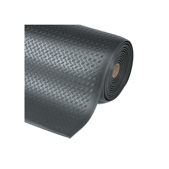 Arbeitsplatzmatte, PVC Breite 600 mm, pro lfd. m schwarz