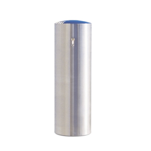 Edelstahlpoller XL zum Herausnehmen, mit Zylinderschloss Ø 204 mm
