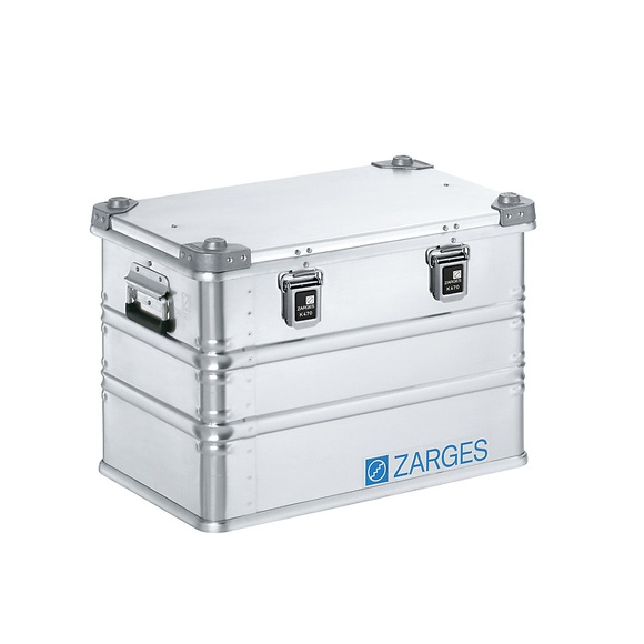 ZARGES Alu-Transportkiste Inhalt 73 l, Innen-LxBxH 550 x 350 x 380 mm in robuster Ausführung