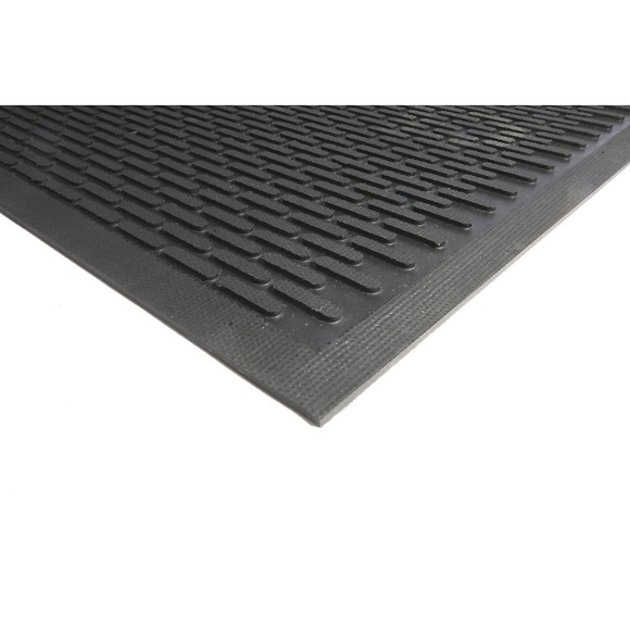 Schmutzfangmatte Gummi, schwarz LxB 3000 x 850 mm