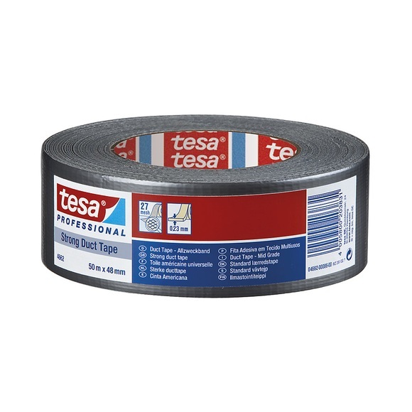 tesa Gewebeband tesa® 4662 schwarz, VE 48 Rollen