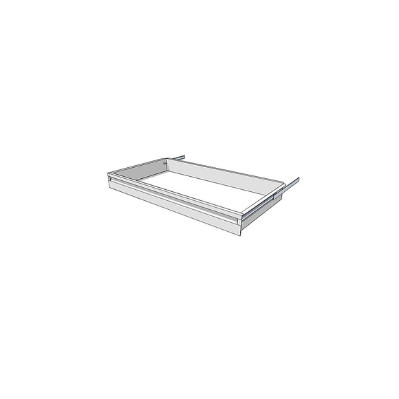 Schublade für Regal-Schranksystem Höhe 100 mm für Regaltiefe 500 mm