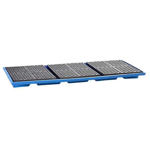 Regalwanne aus Polyethylen Einhängewanne LxH 2680 x 180 mm, PE-Rost