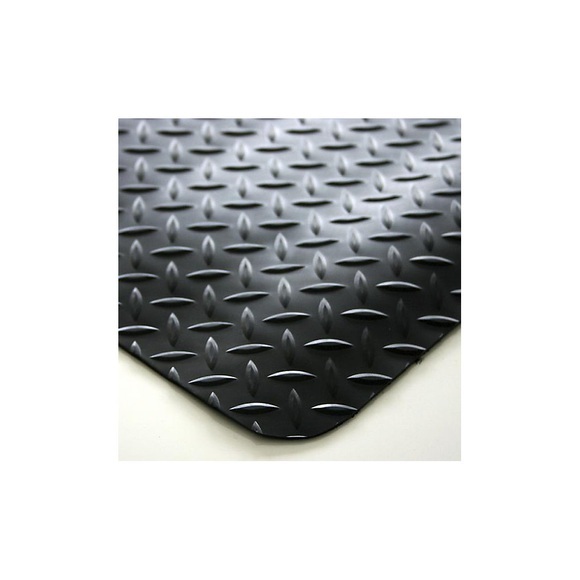 Anti-Ermüdungsmatte, PVC / Neopren feste Größe, schwarz 3000 x 900 mm