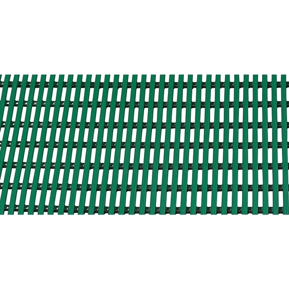 Bodenmatte für Dusch- und Umkleideraum Weich-PVC, 10 m Rolle Breite 1200 mm, grün