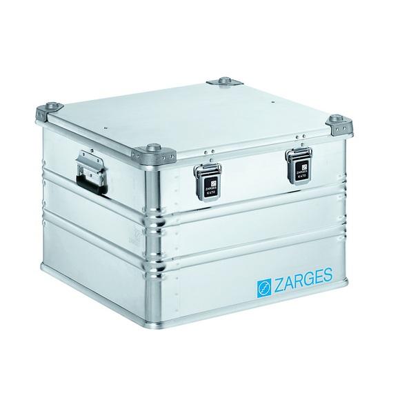 ZARGES Alu-Transportkiste Inhalt 115 l, Innen-LxBxH 550 x 550 x 380 mm in robuster Ausführung
