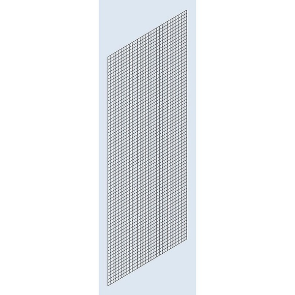EUROKRAFT Seitenwand-Verkleidung Schweißgitter, Höhe 2000 mm Tiefe 500 mm