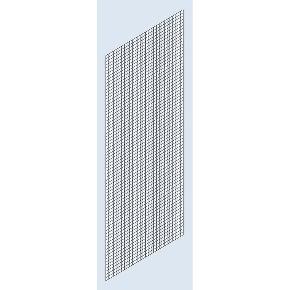 EUROKRAFT Seitenwand-Verkleidung Schweißgitter, Höhe 2000 mm Tiefe 800 mm