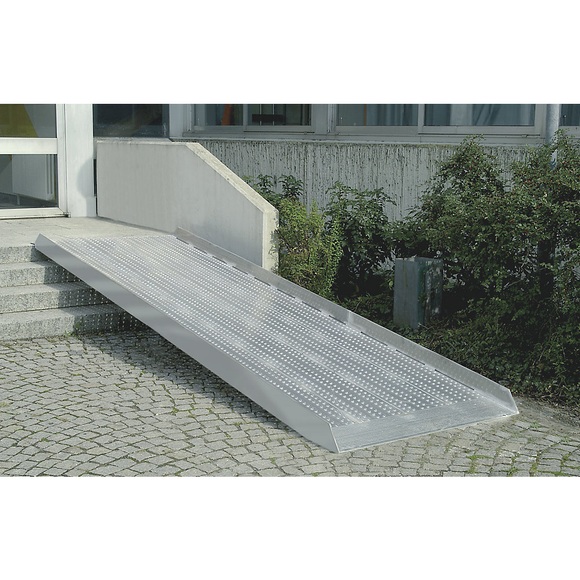 Treppenrampe, rutschfest Breite 815 mm Länge 5005 mm