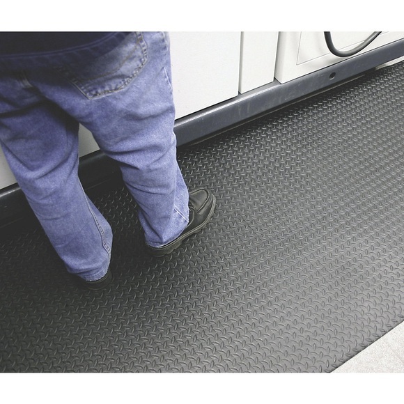 Anti-Ermüdungsmatte Breite 900 mm schwarz, pro lfd. m