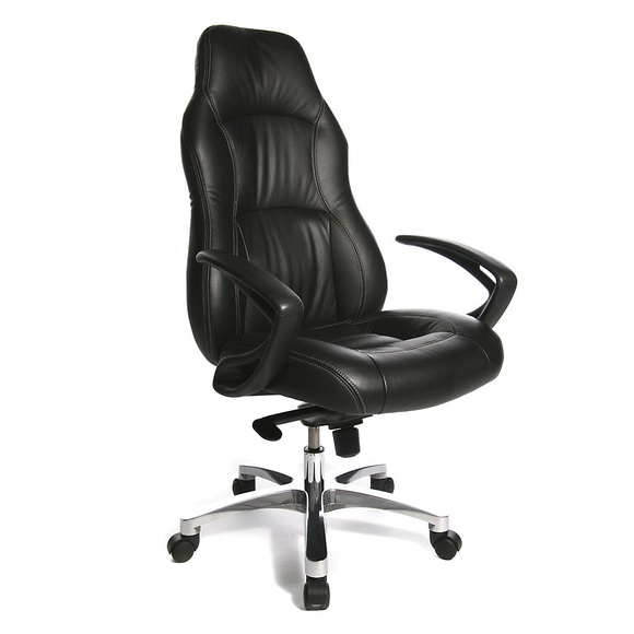 Topstar Chefsessel RS1 mit Kniematic-Wippmechanik schwarz