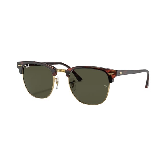 Ray-Ban CLUBMASTER Grün / Schildpatt auf Gold M