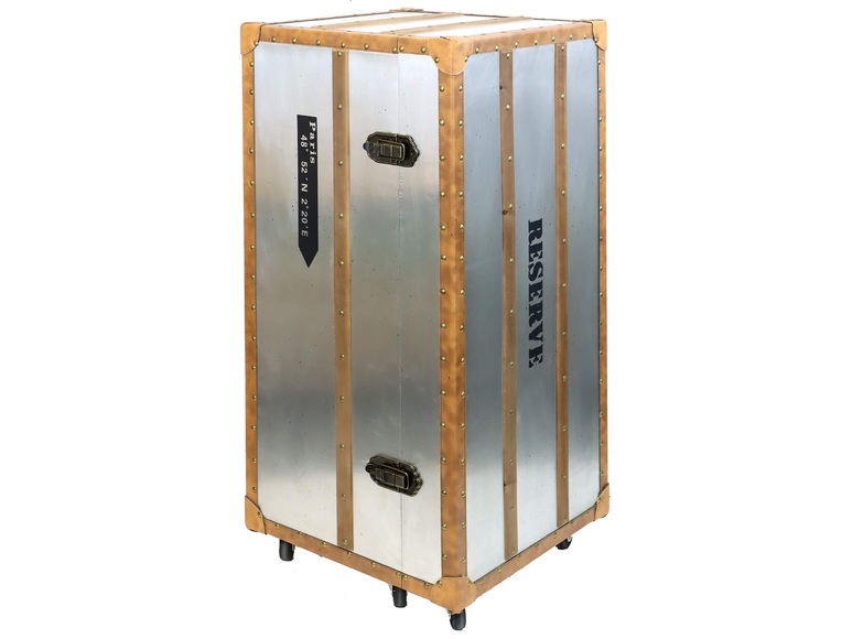 Schubiger Barschrank Bar Silber