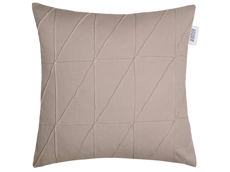 SCHÖNER WOHNEN-Kollektion Kissenhülle »Across«, (1 St.), mit graphischer Ziernaht
