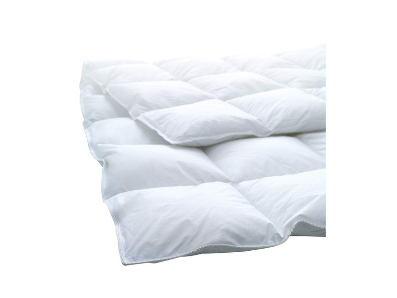 DAUNY - Duvet CARREE LIGHT - weiss - Baumwolle - 240cm/240cm