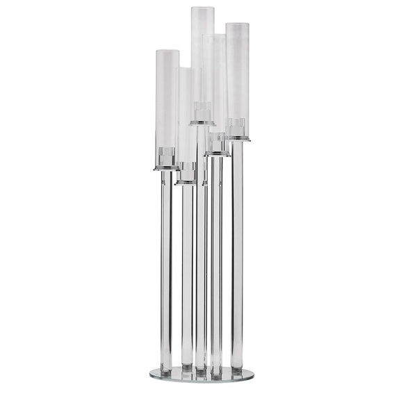 Kristallleuchter 5 Armen H: 100 cm