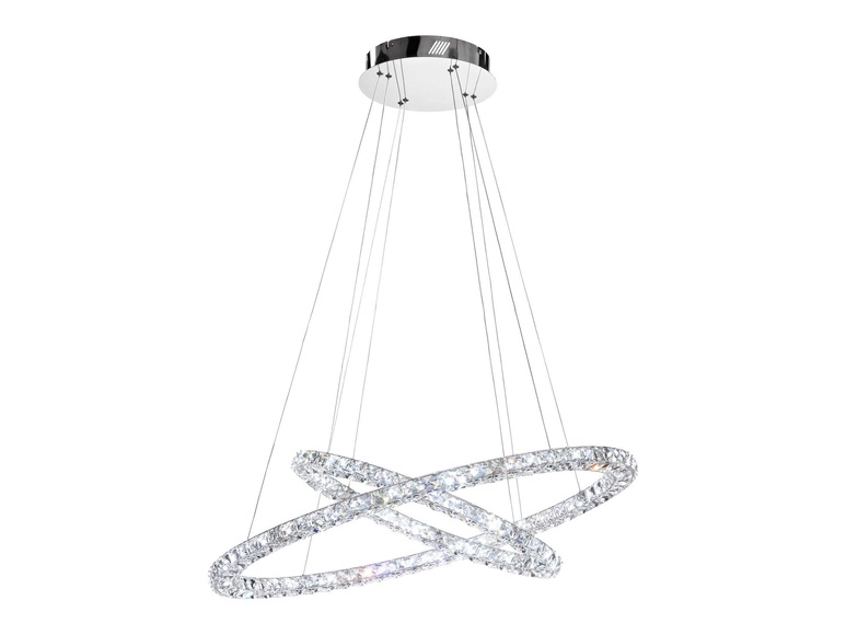 LED-Hängeleuchte Toneria mit zwei Ringen