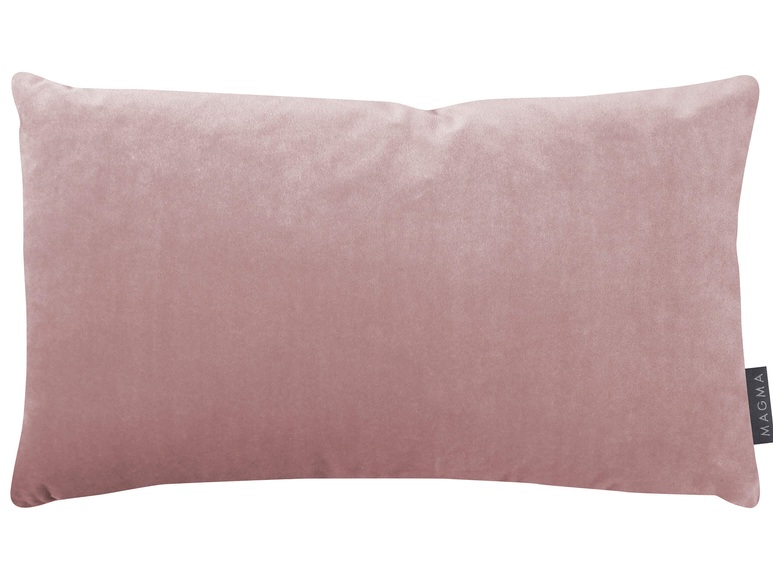 Kissenhülle Samt Uni Rose 30x50 cm