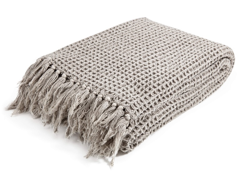 Schubiger Plaid Waffle, Taupe