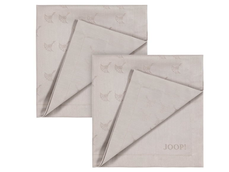 JOOP - Serviette FADED CORNFLOWER - Textil - sandbraun - 50/50 cm