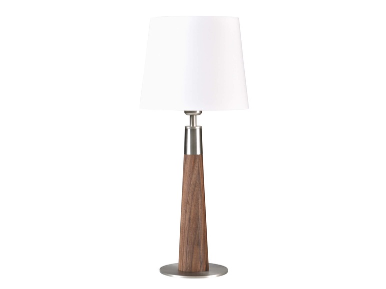 Schubiger Hockerlampe Chios Nussbaum