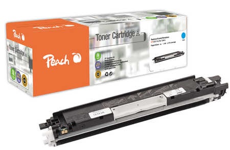 Peach Tonermodul cyan, kompatibel zu HP No. 126A, CE311A