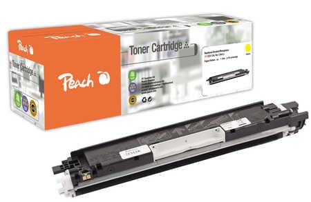 Peach Tonermodul gelb, kompatibel zu HP No. 126A, CE312A