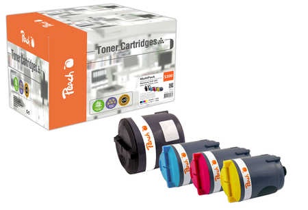 Peach Spar Pack Tonermodule kompatibel zu Samsung CLP-300