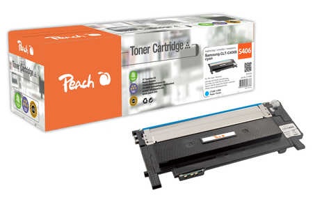 Peach Tonermodul cyan kompatibel zu Samsung CLT-C406S