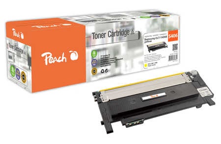 Peach Tonermodul gelb kompatibel zu Samsung CLT-Y406S