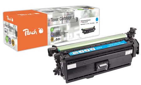 Peach Tonermodul cyan, kompatibel zu HP No. 507, CE401A