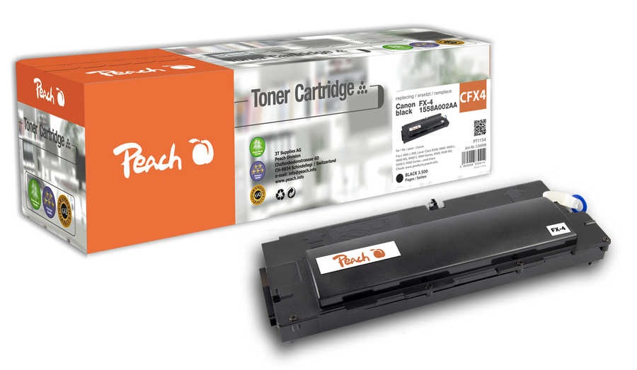 Peach Tonermodul schwarz kompatibel zu Canon FX-4