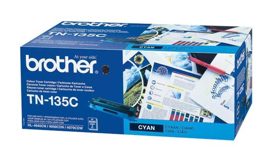 Original Tonerpatrone cyan Brother TN-135C