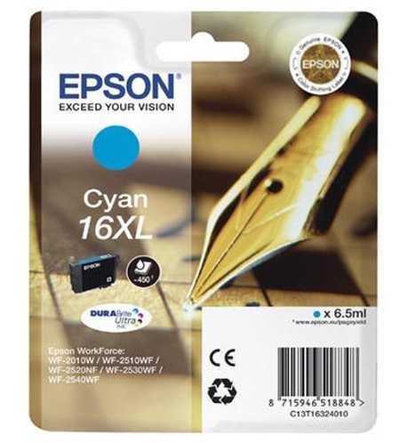 Original Tintenpatrone XL cyan Epson No. 16XL c, T16324