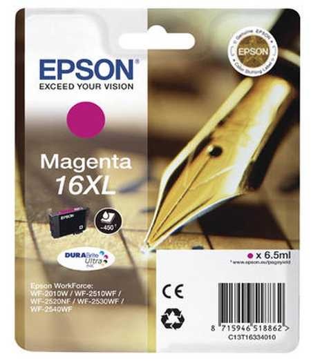 Original Tintenpatrone XL magenta Epson No. 16XL m, T16334
