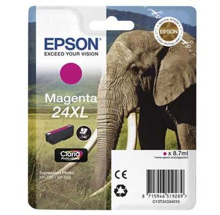 Original Tintenpatrone XL magenta Epson No. 24XL m, T2433