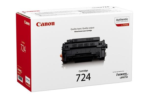 Original Tonerpatrone schwarz Canon CRG-724, 3481B002