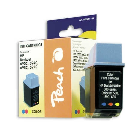 Peach Druckkopf color kompatibel zu Canon, HP, Pitney Bowes, Apple No. 49, 51649A