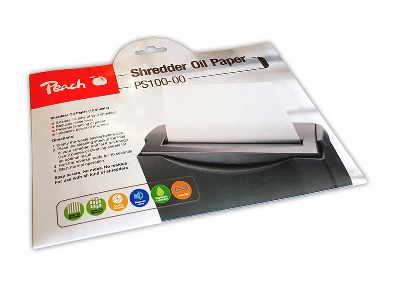 Peach Aktenvernichter Service Kit (Ölpapier) 12 Stk./Blister