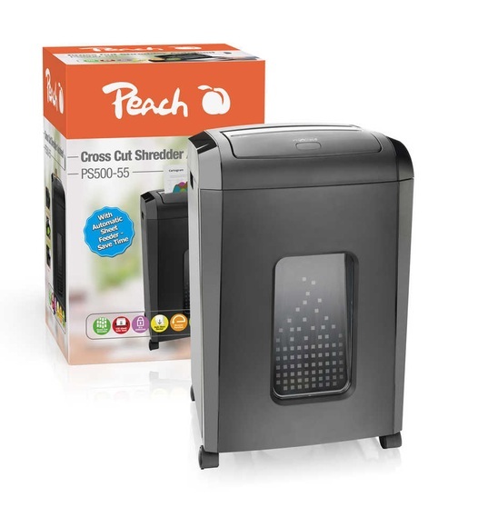 Peach Auto Cross Cut Aktenvernichter - PS500-55
