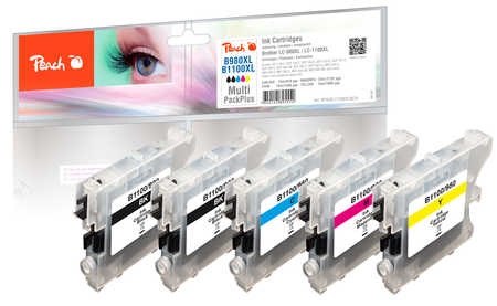 Peach Combi PackPlus n zu Lc-1100Xl/980Xl Tintenpatrone