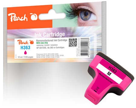 Peach Tintenpatrone magenta kompatibel zu HP No. 363, C8772EE